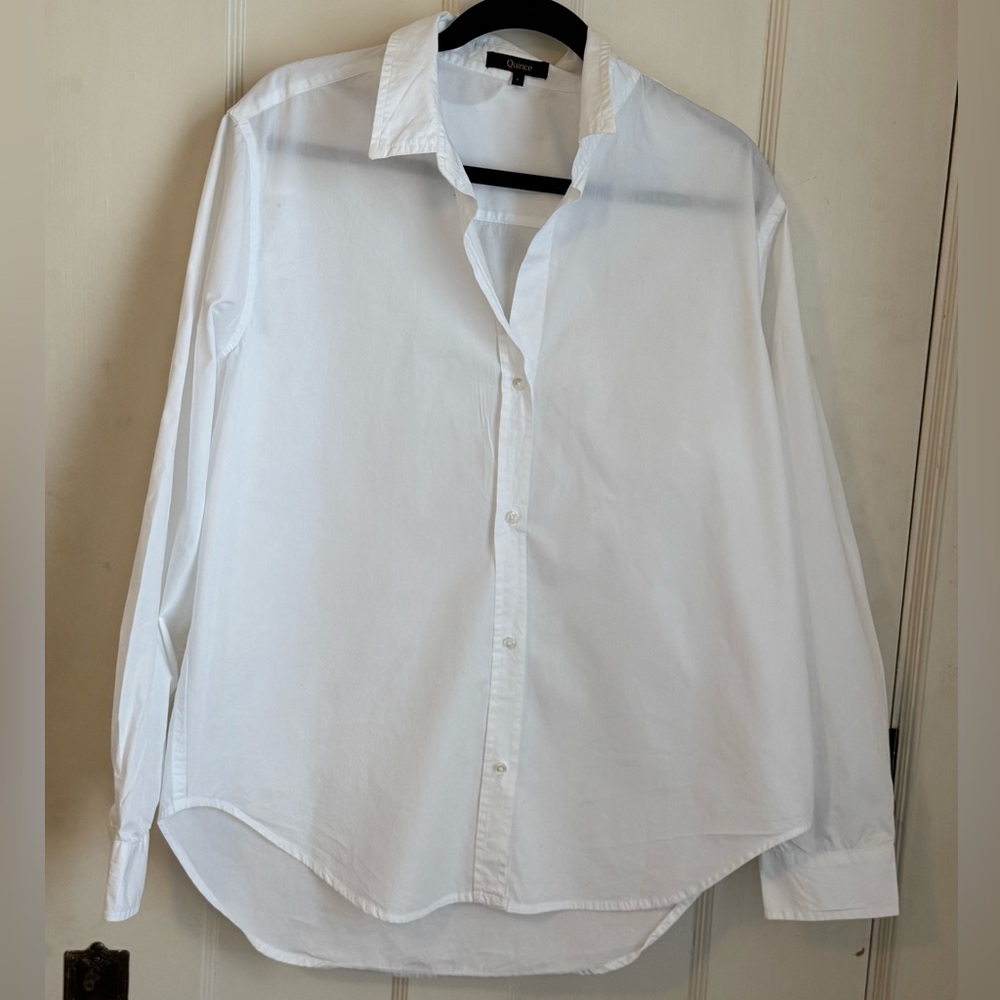 Quince 100% Organic Cotton Poplin Long Sleeve Shirt